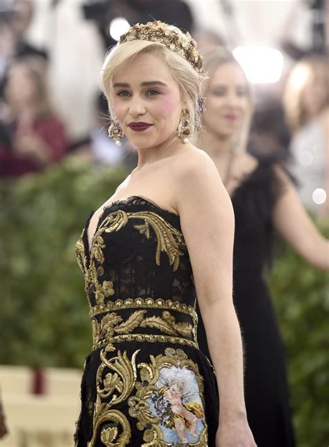 dolce gabbana emilia clarke 2018|emilia clarke alta moda.